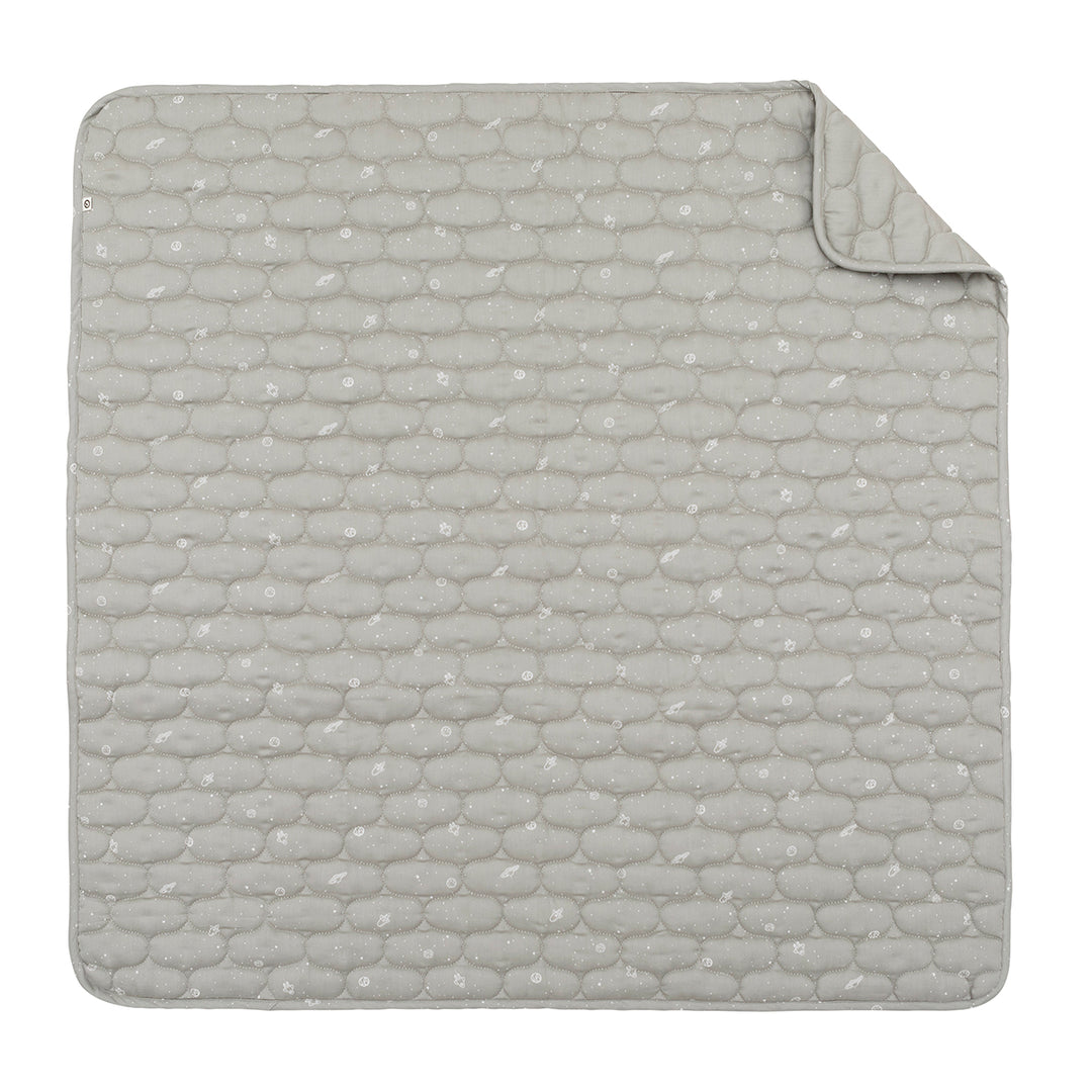 müsli COSMOS quiltet tæppe Sengetøj Mineral green/ Balsam cream 690000365