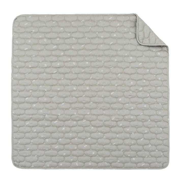 müsli COSMOS quiltet tæppe Sengetøj Mineral green/ Balsam cream 690000365