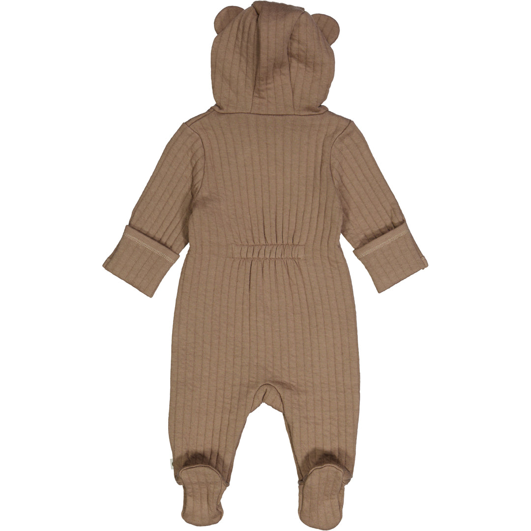 müsli COTTON QUILT dragt med fødder Bodystockings Walnut 017080802