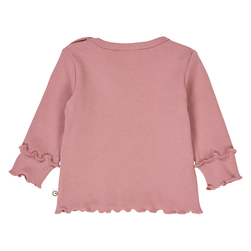 müsli COZY ME RIB bluse Langærmet bluse Nostalgia Rose 017151200