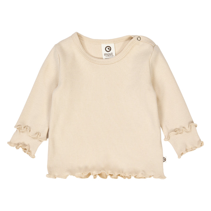 müsli COZY ME RIB bluse Langærmet bluse Oak 013040001