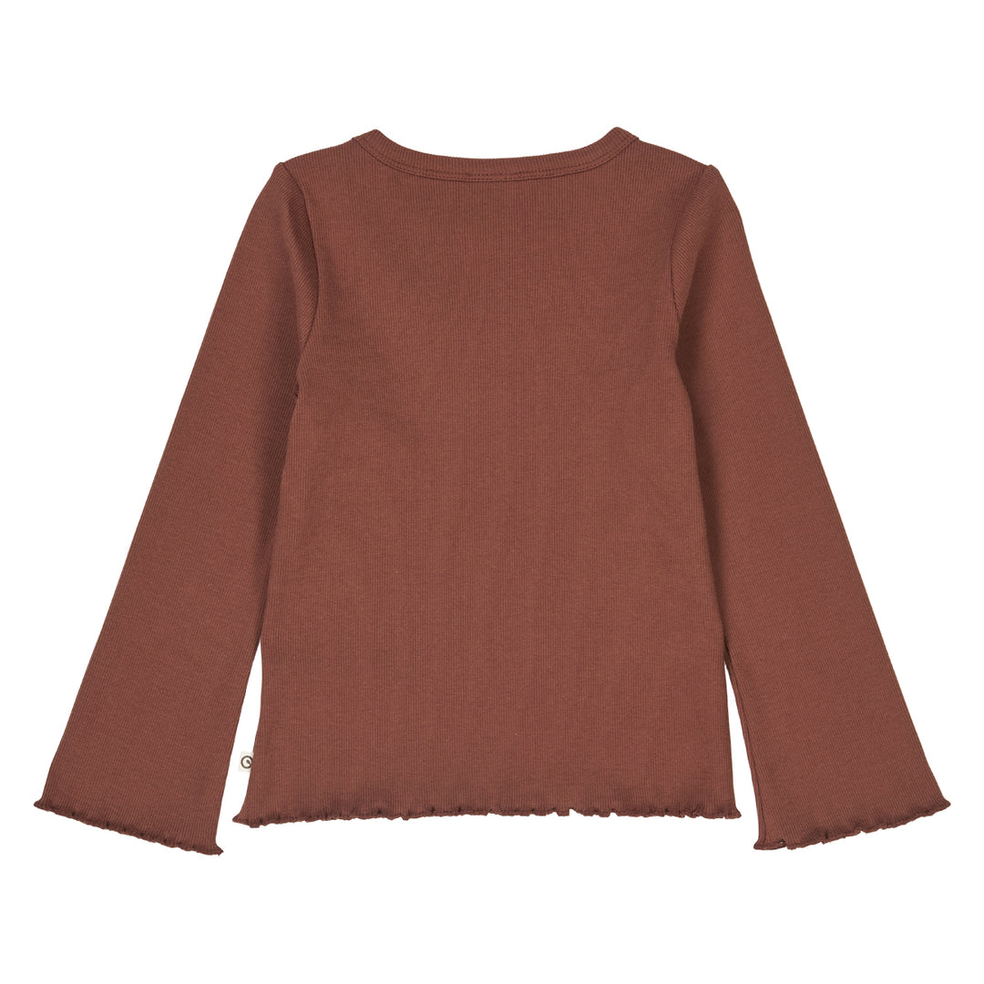 müsli COZY ME RIB bluse Langærmet bluse Root 019122804