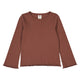 müsli COZY ME RIB bluse Langærmet bluse Root 019122804