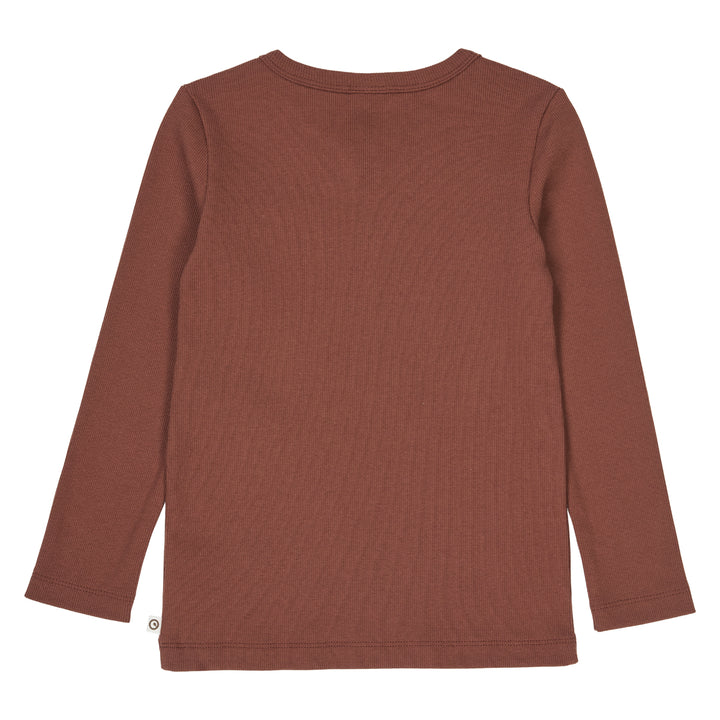 müsli COZY ME RIB bluse Langærmet bluse Root 019122804