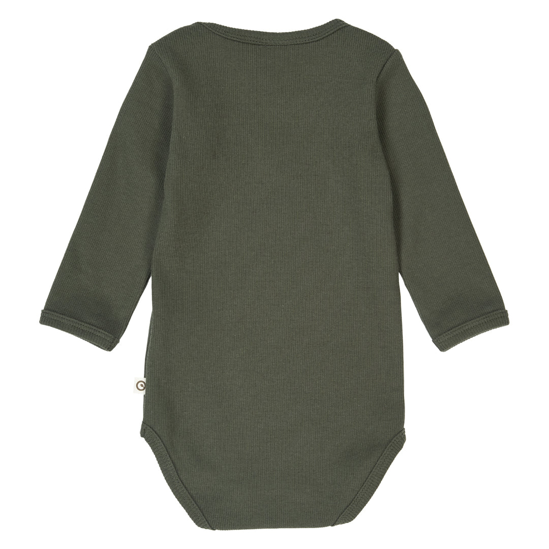 müsli COZY ME RIB body Bodystockings Deep green 019040401