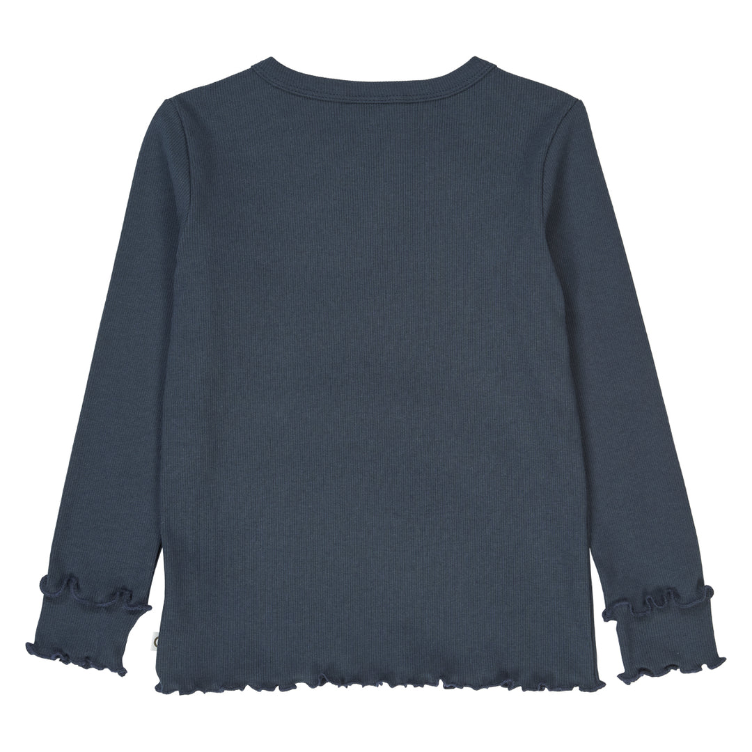 müsli COZY ME RIB deco bluse Langærmet bluse Night blue 019402301