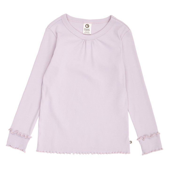 müsli COZY ME RIB deco bluse Langærmet bluse Bloom 014390503
