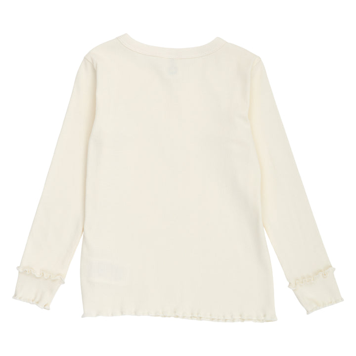 müsli COZY ME RIB deco bluse Langærmet bluse Tofu 011480102