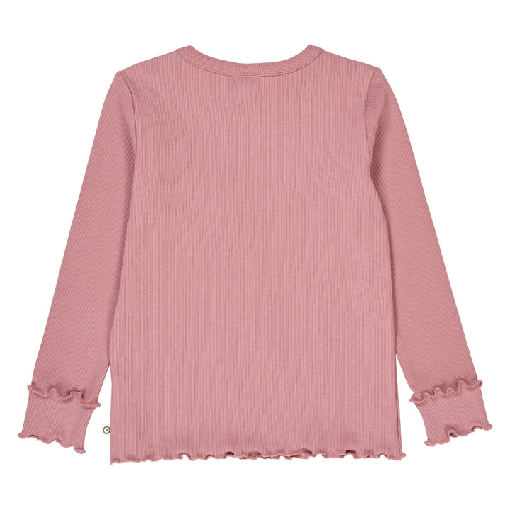 müsli COZY ME RIB deco bluse 2-pak Langærmet bluse Oak/ Nostalgia Rose 690000290