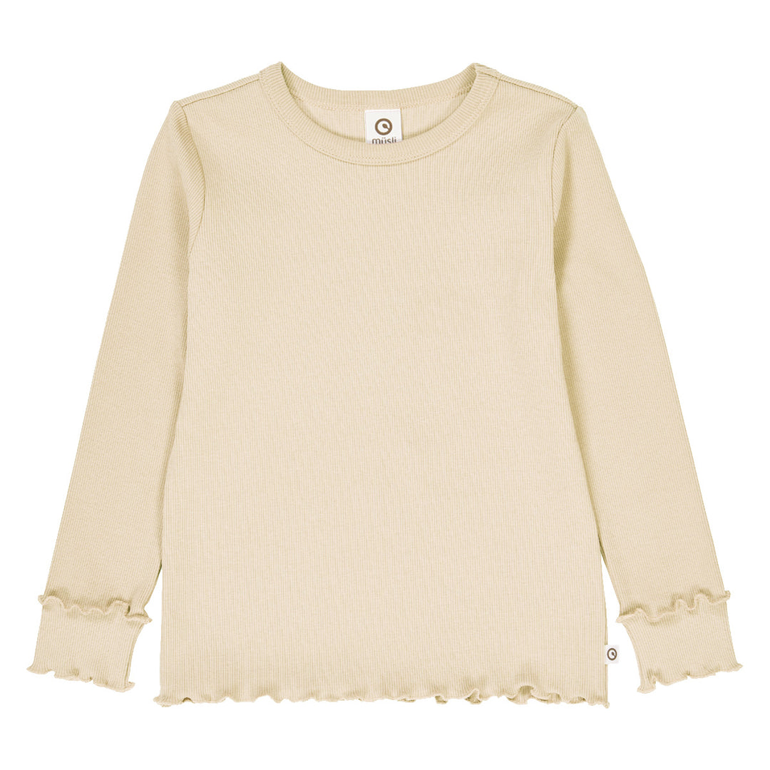 müsli COZY ME RIB deco bluse 2-pak Langærmet bluse Oak/ Nostalgia Rose 690000290