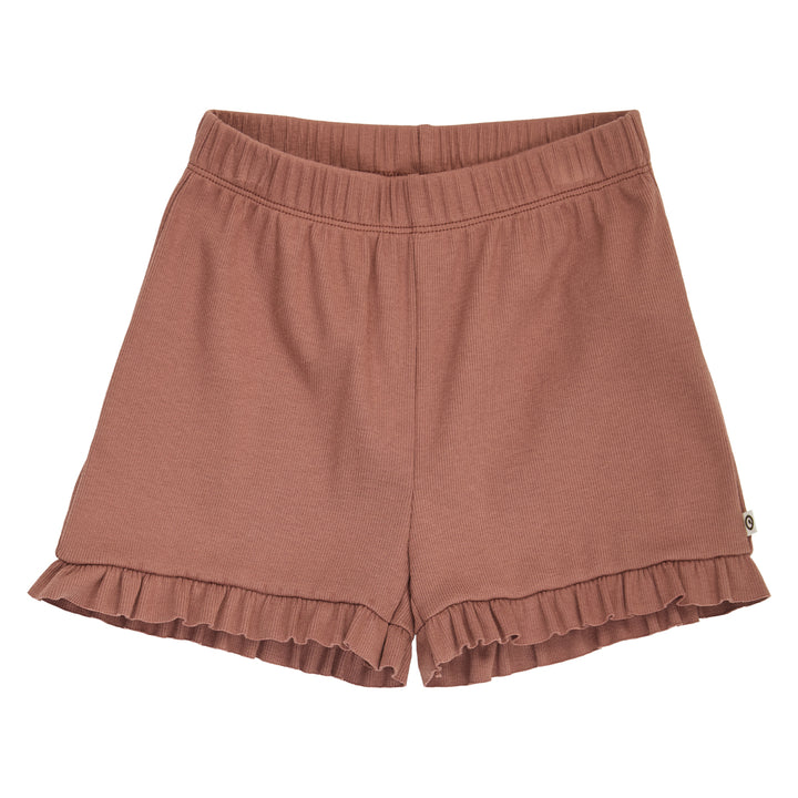 müsli COZY ME RIB flæse shorts Bukser Pecan 018142101