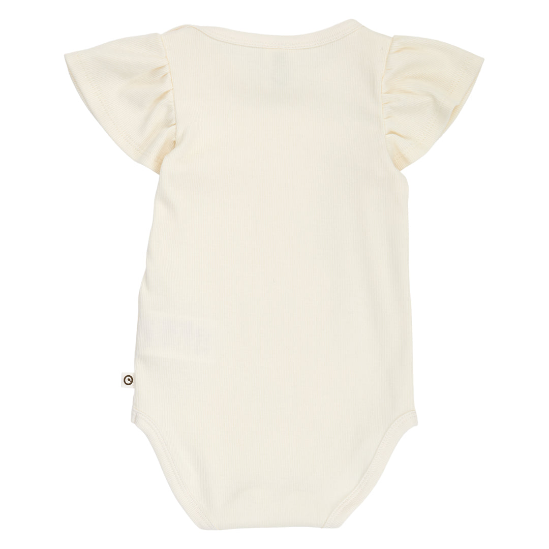 müsli COZY ME RIB flæseærme body 2-pak Bodystockings Tofu / Prim Rose 691001100