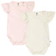 müsli COZY ME RIB flæseærme body 2-pak Bodystockings Tofu / Prim Rose 691001100