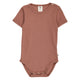müsli COZY ME RIB kortærmet body Bodystockings Pecan 018142101