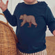 müsli COZY ME bluse med bjørne motiv Langærmet bluse Navy 019403101