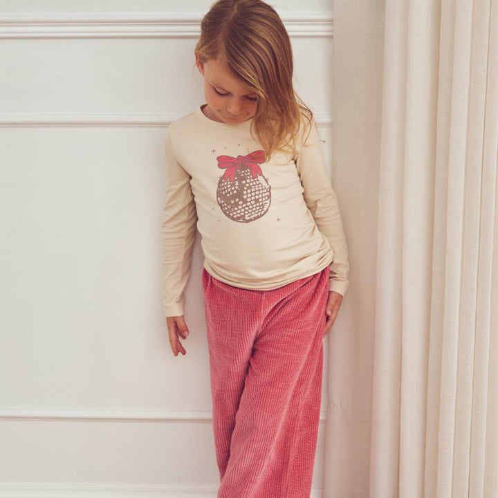 müsli COZY ME bluse med disco kugle motiv Langærmet bluse Oak 013040001