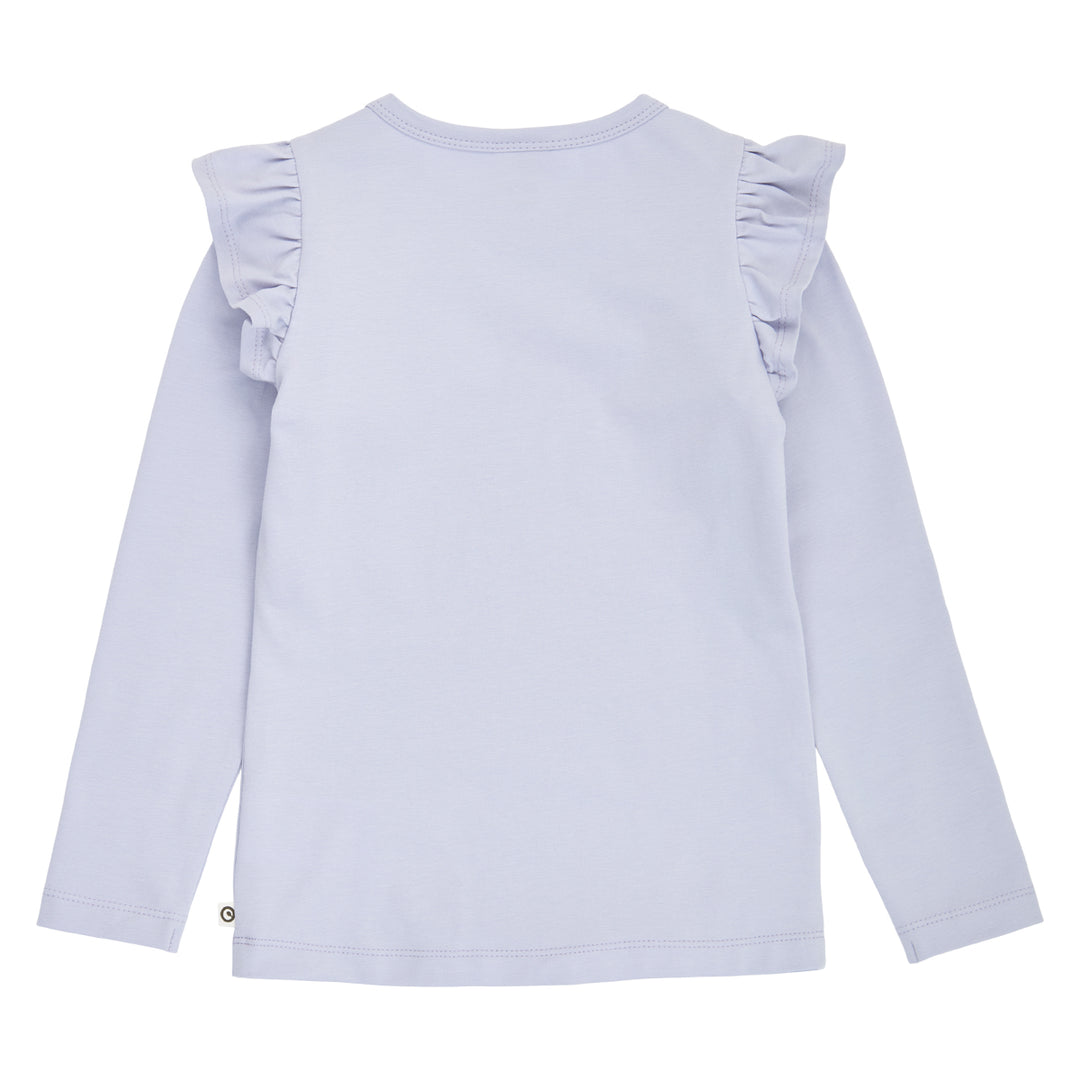 müsli COZY ME bluse med flæse Langærmet bluse Mauve 014381301