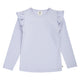müsli COZY ME bluse med flæse Langærmet bluse Mauve 014381301