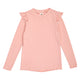 müsli COZY ME bluse med flæser Langærmet bluse Blush 014150801