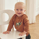 müsli COZY ME bluse med moose motiv Langærmet bluse Cashew 018103003
