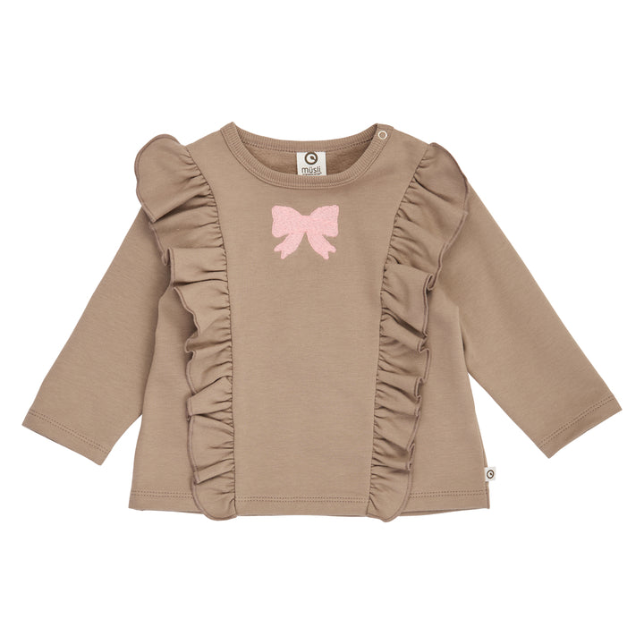 müsli COZY ME  body & bukse sæt Langærmet bluse Walnut 017080802