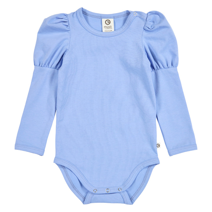 müsli COZY ME body med pufærmer Bodystockings Shell blue 016392901