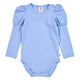 müsli COZY ME body med pufærmer Bodystockings Shell blue 016392901