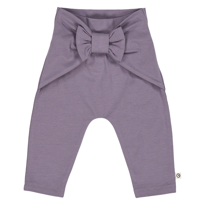 müsli COZY ME bukser med sløjfe Bukser Lilac fog 018371202