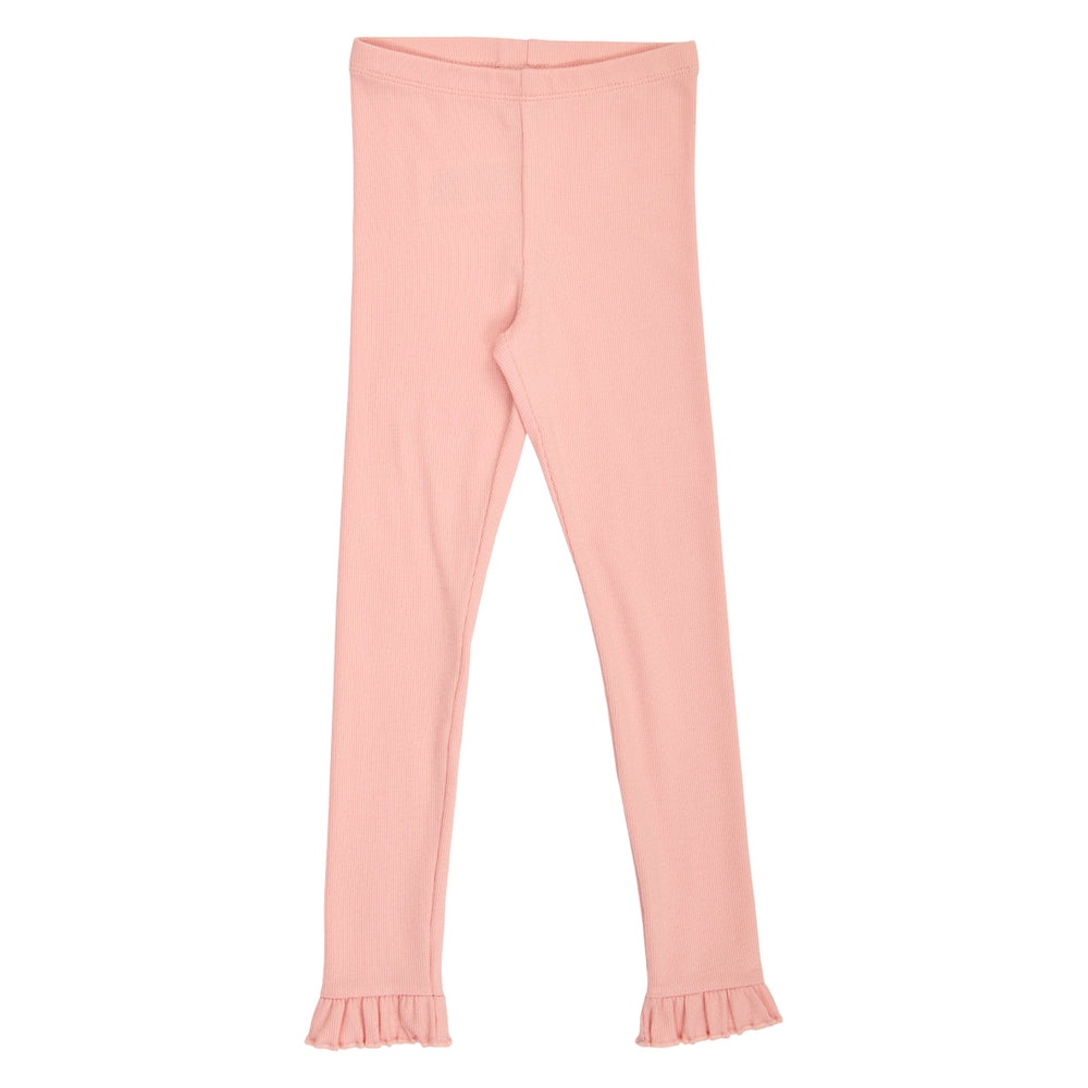 müsli COZY ME leggings med flæse Leggings Blush 014150801