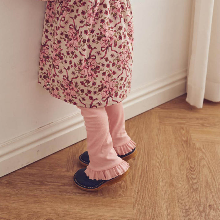 müsli COZY ME leggings med flæse Leggings Blush 014150801