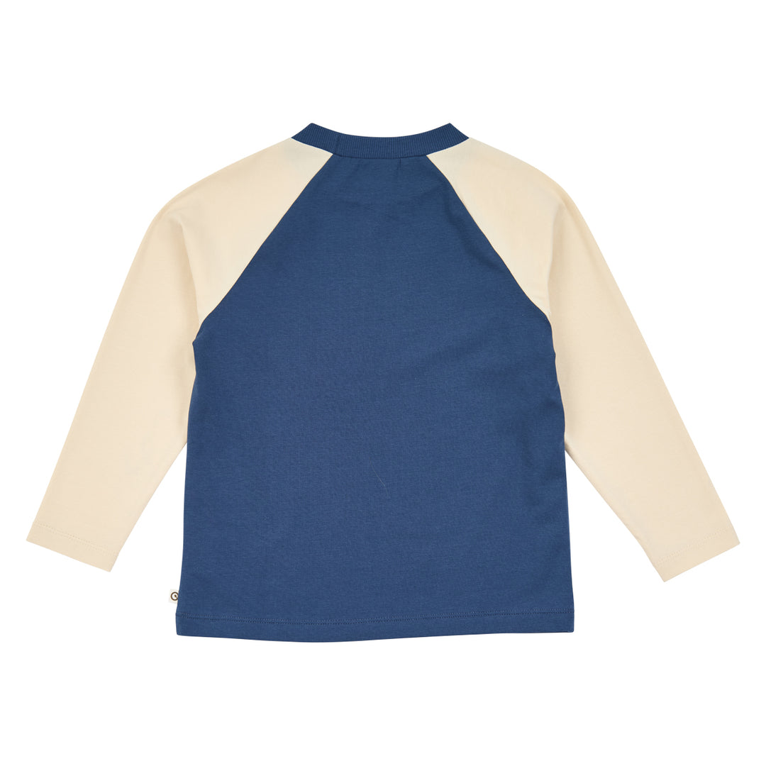 müsli COZY ME raglan bluse med print Langærmet bluse Navy 019403101