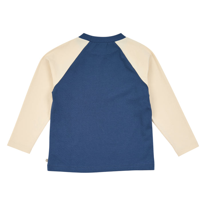 müsli COZY ME raglan bluse med print Langærmet bluse Navy 019403101
