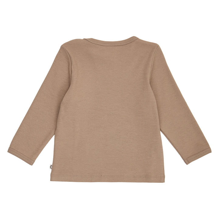 müsli COZY ME rib bluse Langærmet bluse Walnut 017080802