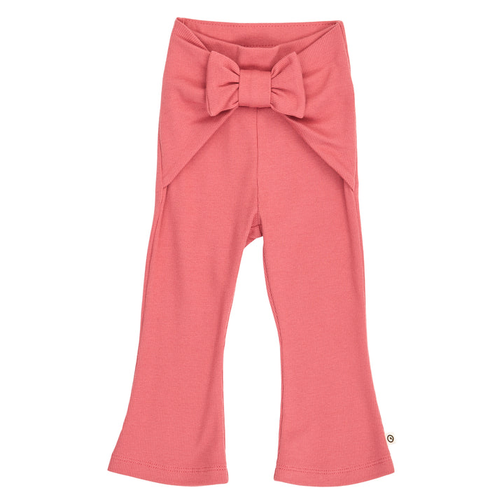 müsli COZY ME rib bukser med sløjfe Bukser Baroque Rose 018163400