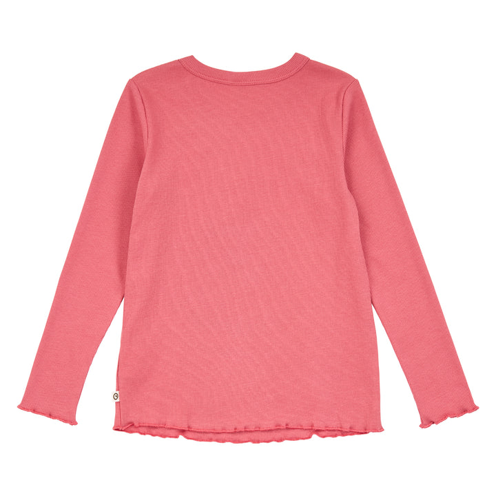 müsli COZY ME rib deco bluse Langærmet bluse Baroque Rose 018163400