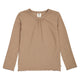 müsli COZY ME rib deco bluse Langærmet bluse Walnut 017080802
