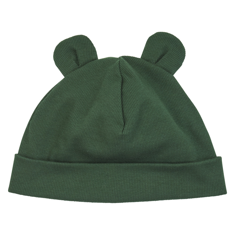 müsli COZY ME rib hue med ører Huer Forest green 019591801