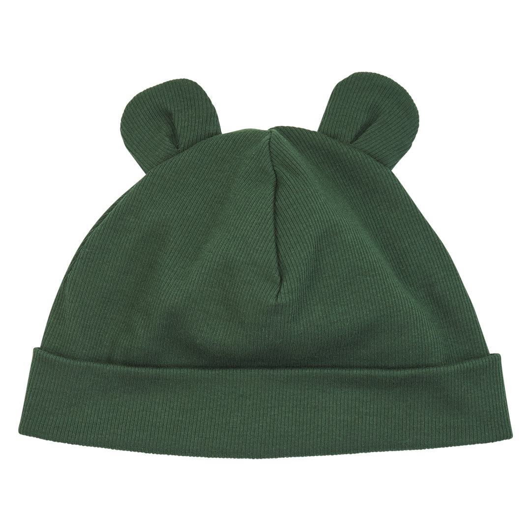 müsli COZY ME rib hue med ører Huer Forest green 019591801