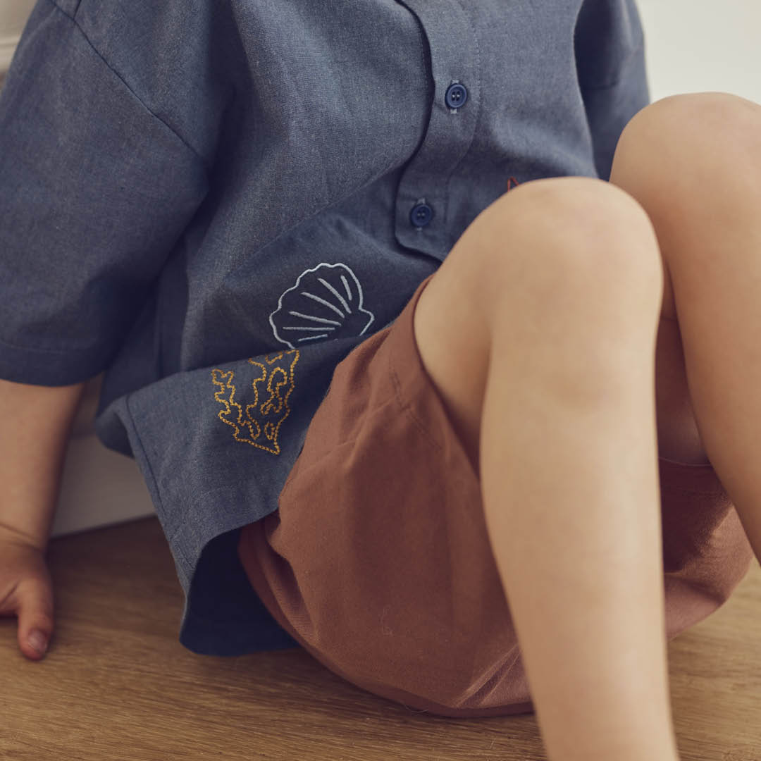 müsli COZY ME shorts med lommer Bukser Pecan 018142101
