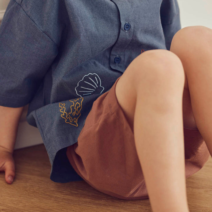 müsli COZY ME shorts med lommer Bukser Pecan 018142101
