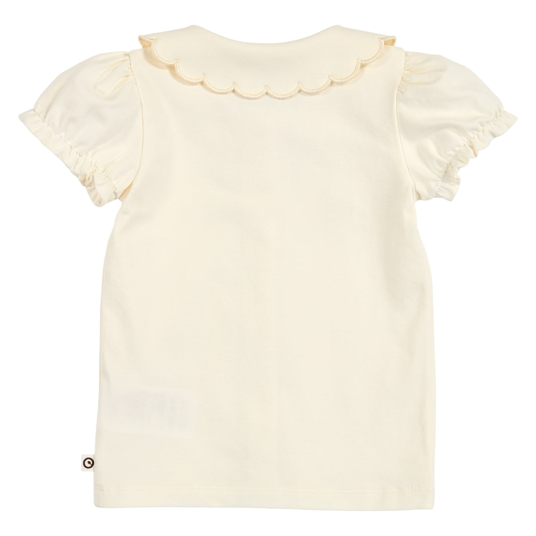 müsli COZY ME skjortebluse med pufærmer T-shirt Tofu 011480102