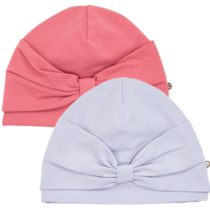 müsli COZY ME sløjfe hat 2 pak Huer Mauve/ Barouque rose 690000356
