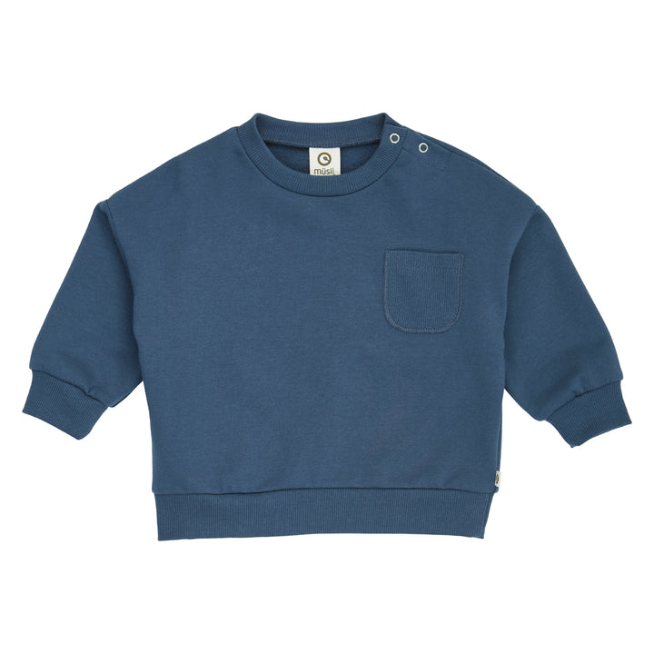 müsli COZY ME sweat bluse og bukse sæt Langærmet bluse Navy 019403101