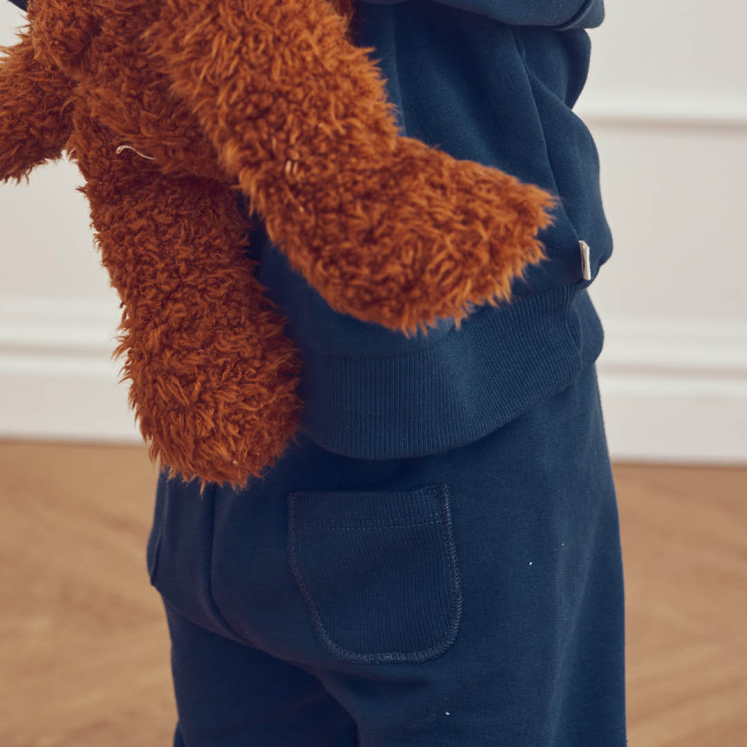 müsli COZY ME sweat bukser med lommer Bukser Navy 019403101