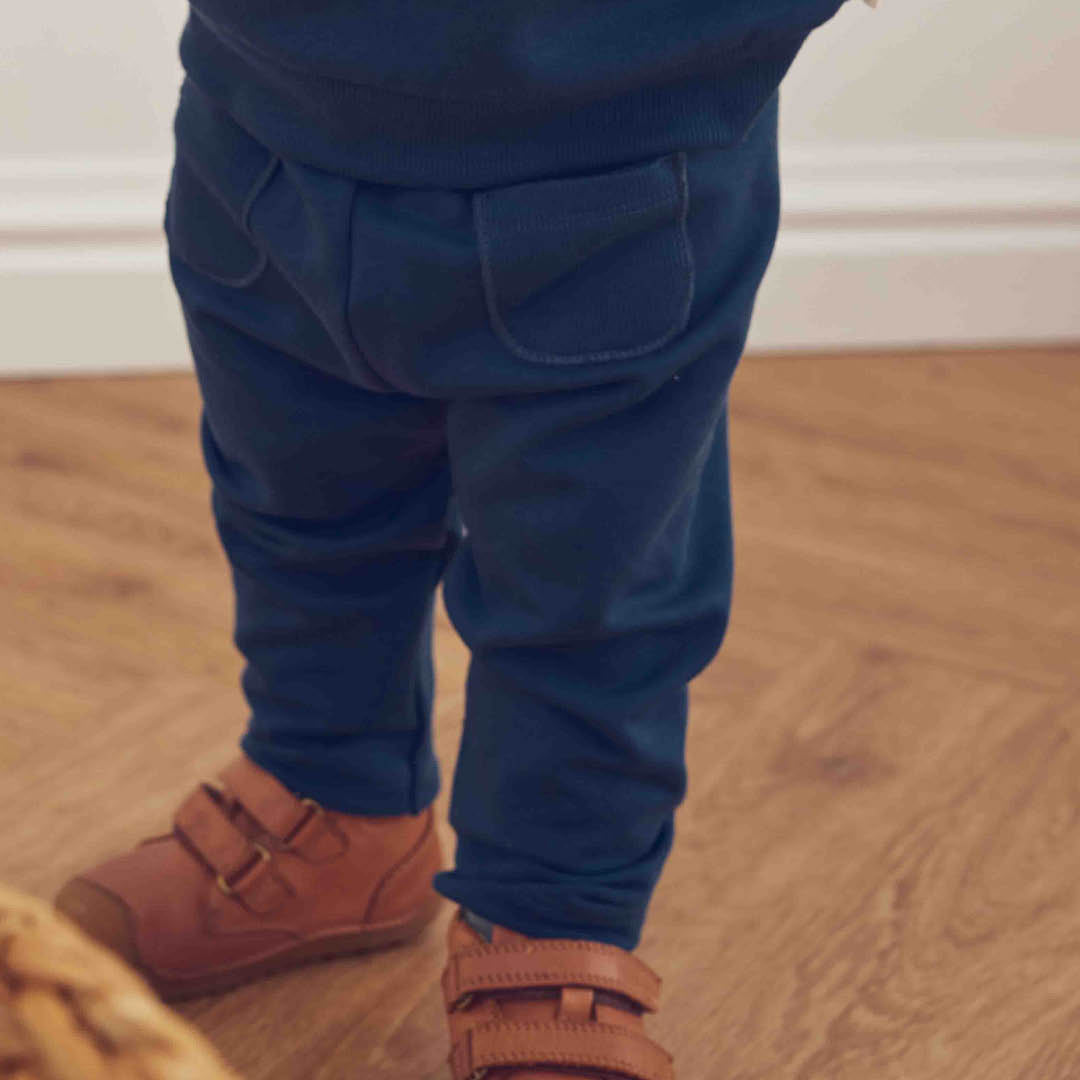 müsli COZY ME sweat bukser med lommer Bukser Navy 019403101