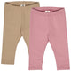 müsli COZY ME sweat leggings 2-pak Leggings Nostalgia Rose/ Beige 690000291