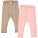 müsli COZY ME sweat leggings 2-pak Leggings Blush/ Walnut 690000351