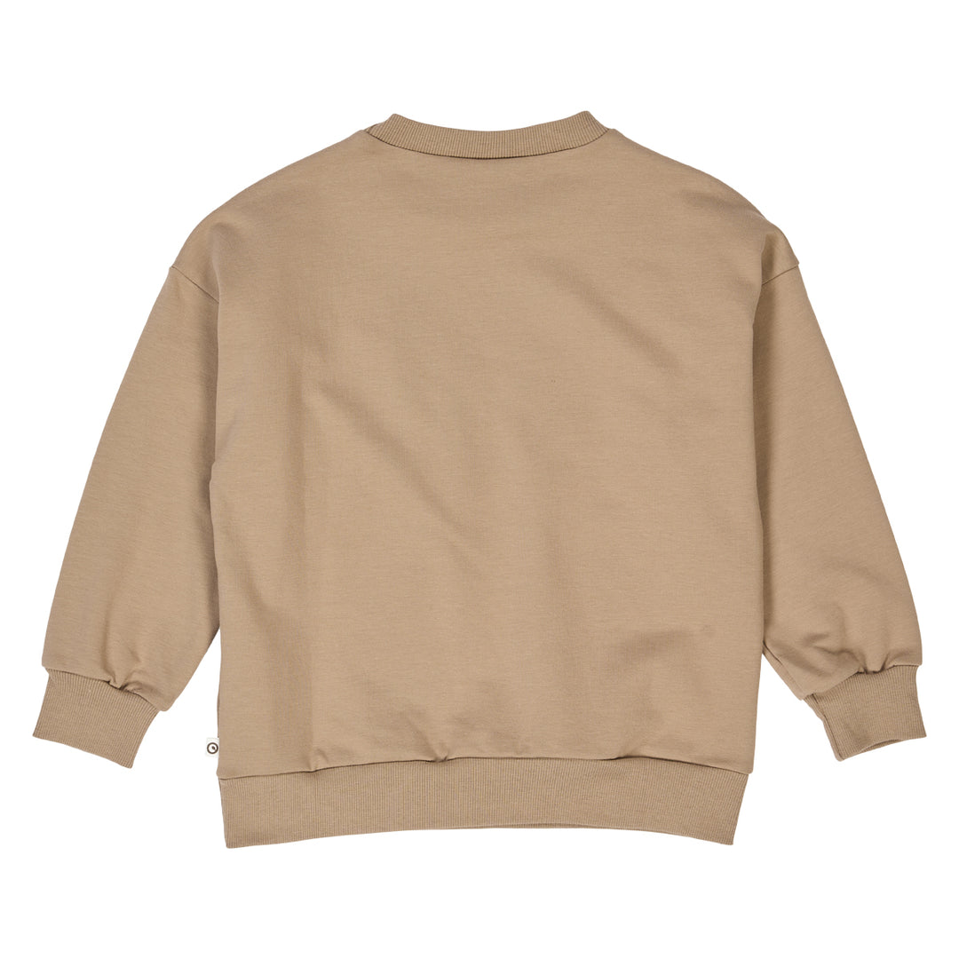 müsli COZY ME sweattrøje med lomme Langærmet bluse Beige 017100904