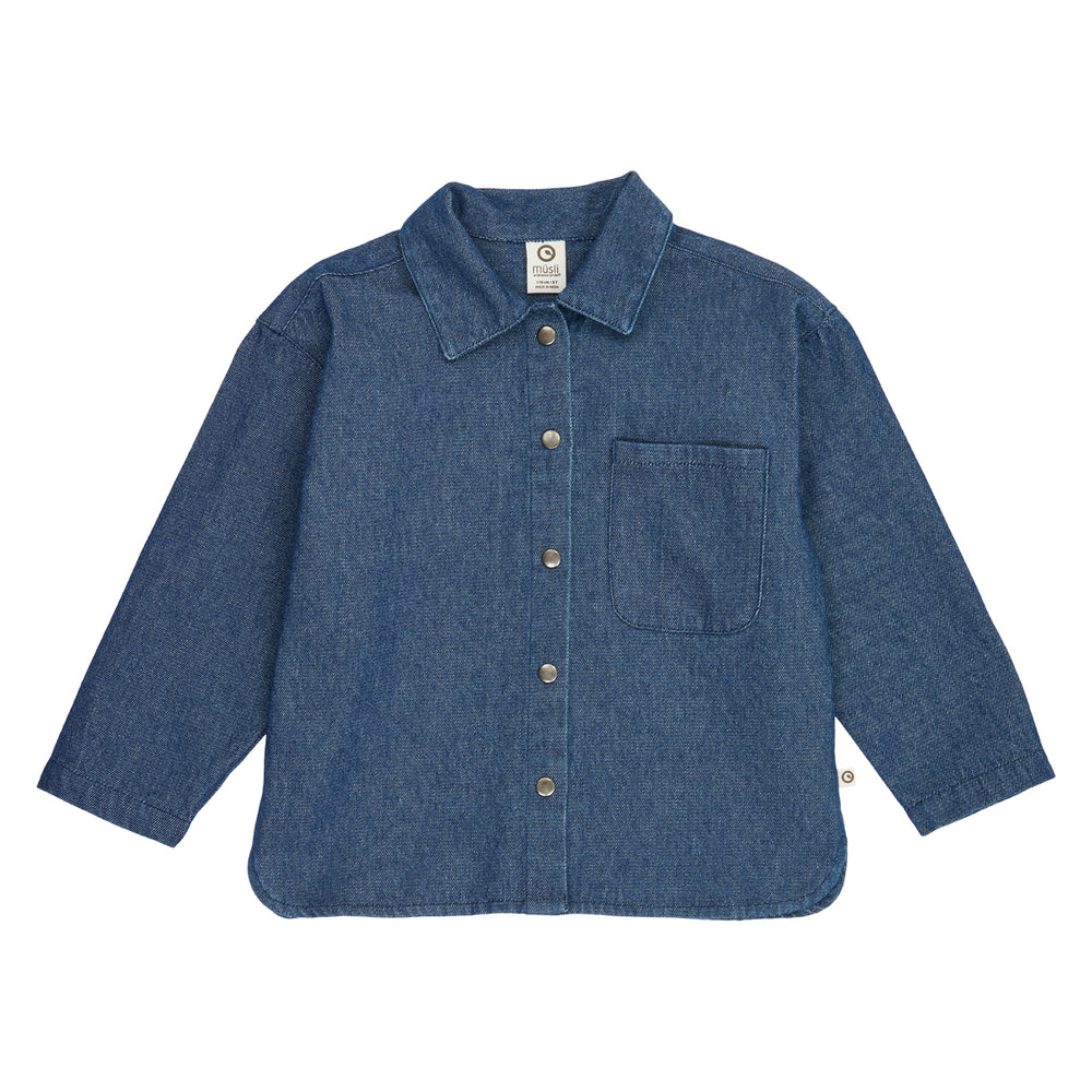 müsli DENIM skjorte Langærmet bluse Denim navy 763001300