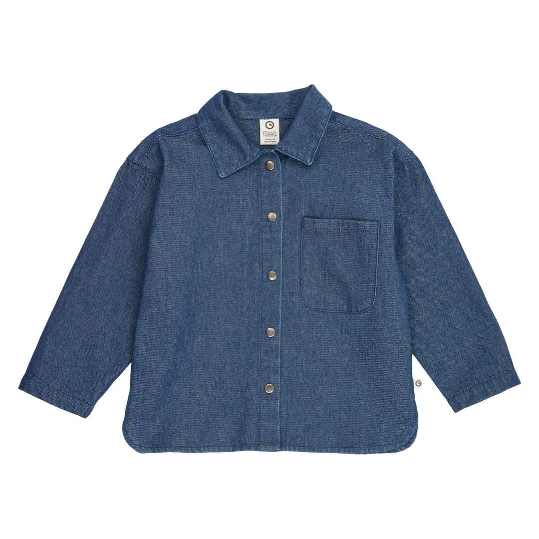müsli DENIM skjorte Langærmet bluse Denim navy 763001300